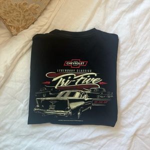 Vintage Chevrolet shirt. Y2K Classic cars T-shirt tri-five